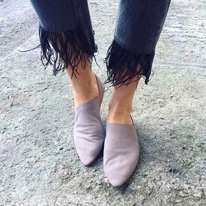 Zara Suede Slippers